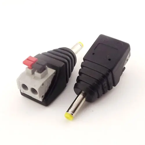 1 шт. CCTV DC Power 4 0x1 7 мм Мужской нажимной пружинный терминал быстрая камера с