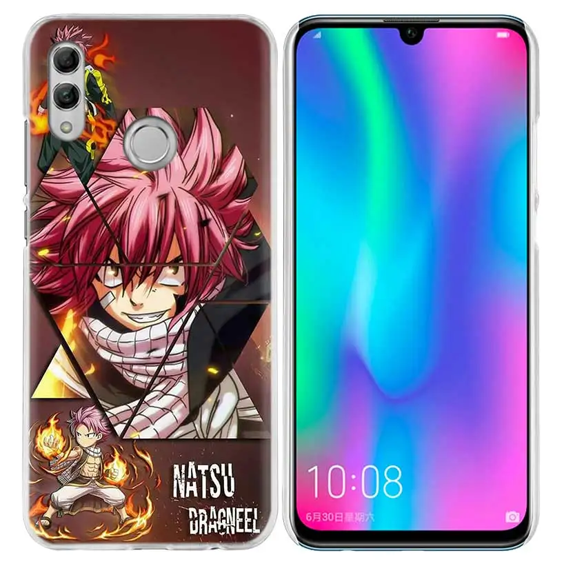 FAIRY TAIL чехол для huawei Honor 8X Y9 9 10 Lite Play 7C 8C 8S 8A фотоаппаратов моментальной печати 7S 7A Pro V20 20i Y6 Y7 Y5 жесткий чехол с рисунком из аниме чехол для телефона Capa