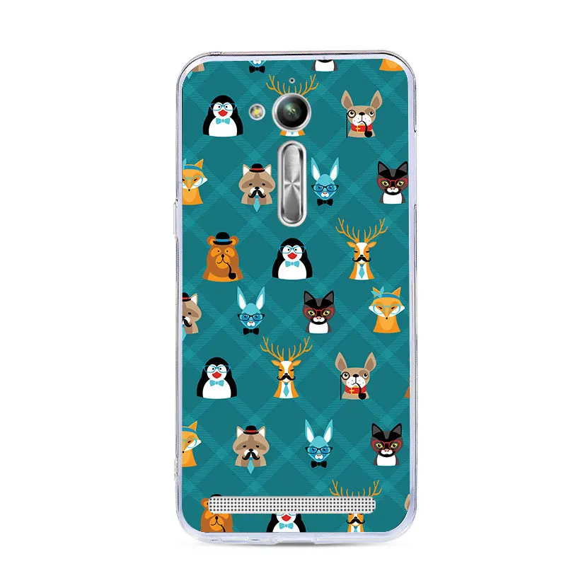 36 Lamo чехол, мягкий ТПУ чехол для телефона для ASUS ZB500KL X00AD Zenfone Go ZB500 ZB 500 KL 500KL ZB500KG, задняя крышка с изображением животных и фруктов, чехол s - Цвет: 36