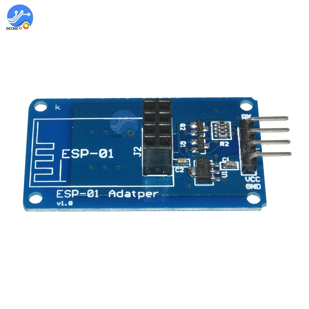 ESP8266 ESP 01 ESP01 серийный WiFi беспроводной адаптер модуль совместимый 3 V 5V