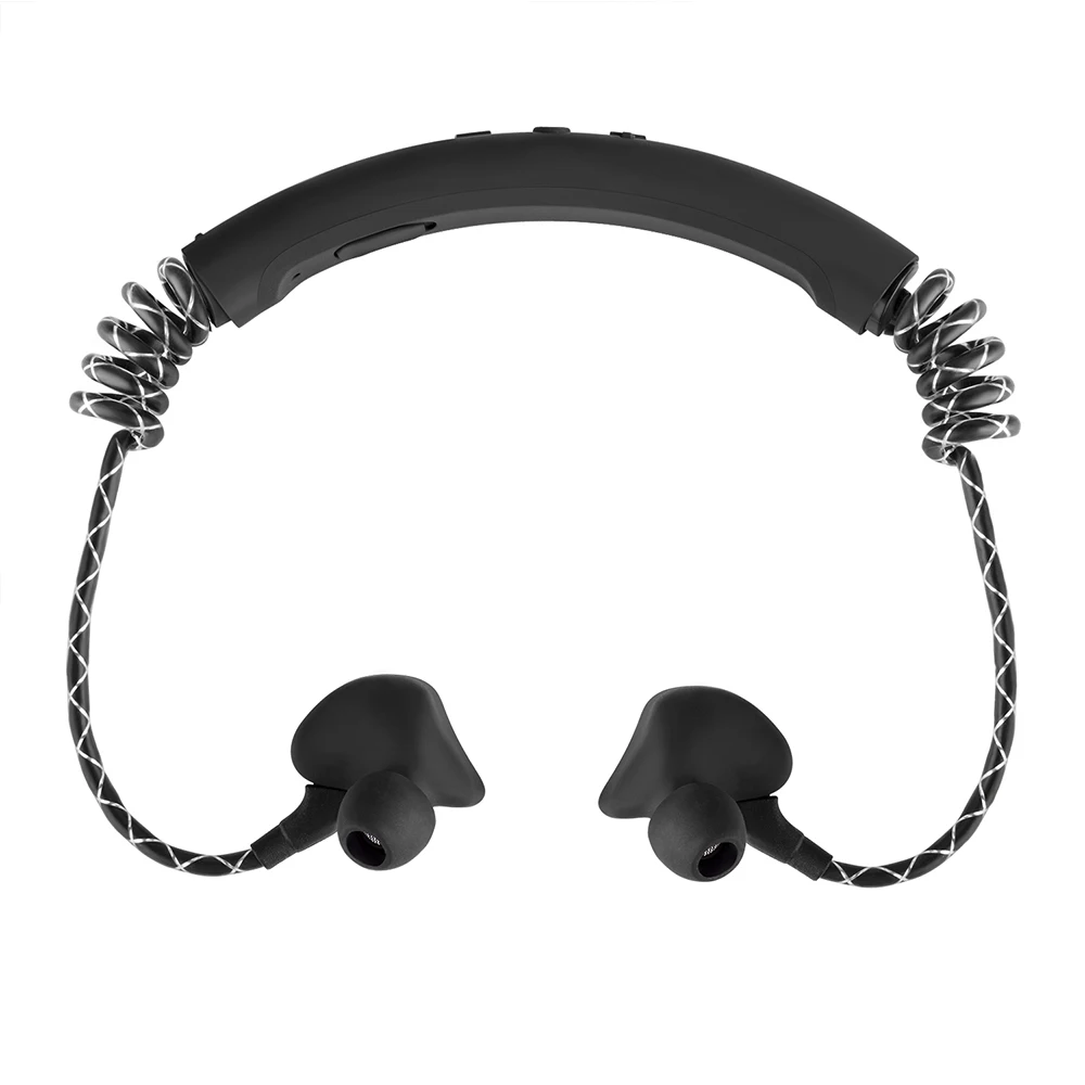 Bluetooth наушники беспроводные гарнитура Спортивная подвесная шея с микрофоном для