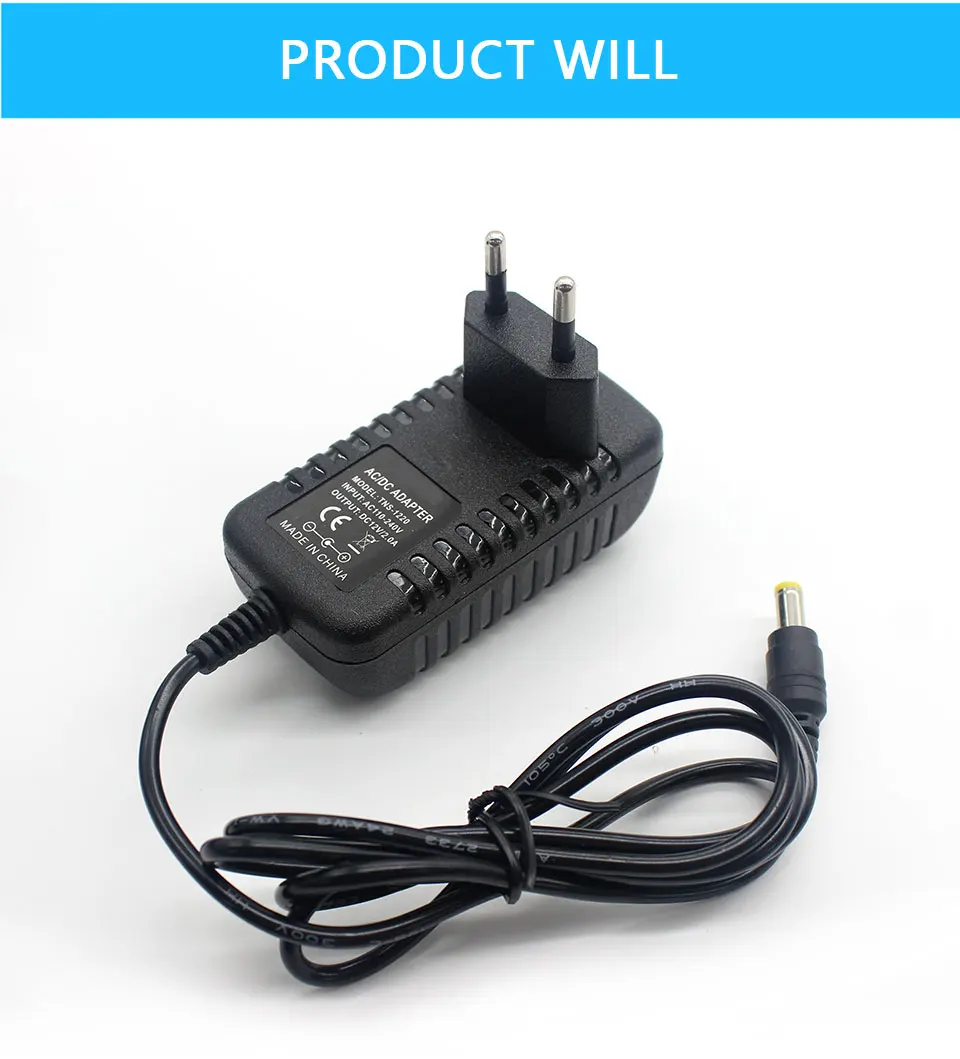 12 В источник питания AC100~ 240 В к DC12V Светодиодный драйвер 1A 2A 3A трансформатор для светодиодной ленты HD плеер CCTV маршрутизатор ЕС США 12 в зарядное устройство