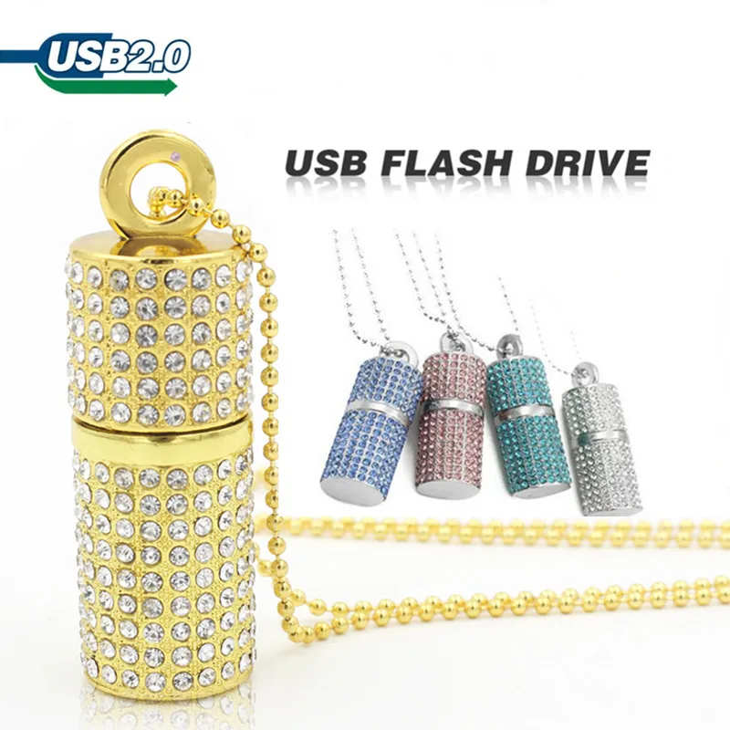 Usb флеш накопитель 8gb16G 32 Гб Флешка 64 u диск USB 2 0 привод Алмазная кристальная память