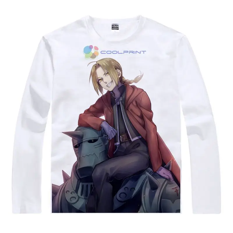 Coolprint японский аниме цельнометаллический Алхимик братство унисекс Футболки с