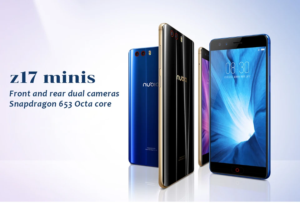 Nubia Z17 Mini S 5 2 &quotMSM8976 Pro Восьмиядерный 6 ГБ 64 Гб мобильный телефон Android 7 1 две