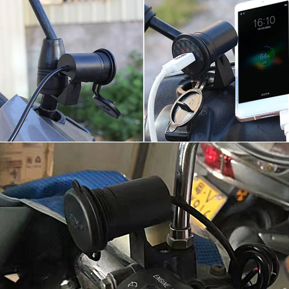 Универсальный автомобильный прикуриватель зарядное устройство USB автомобиль DC12V