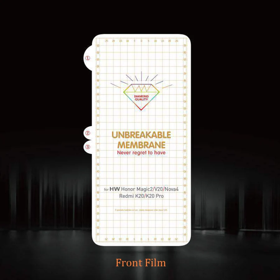 Новейшая невидимая Алмазная пленка для Xiao mi Rd mi K30 K20 Pro, защитная пленка на всю заднюю панель Xio mi 9T Pro, стеклянная Гидрогелевая пленка K30 5G