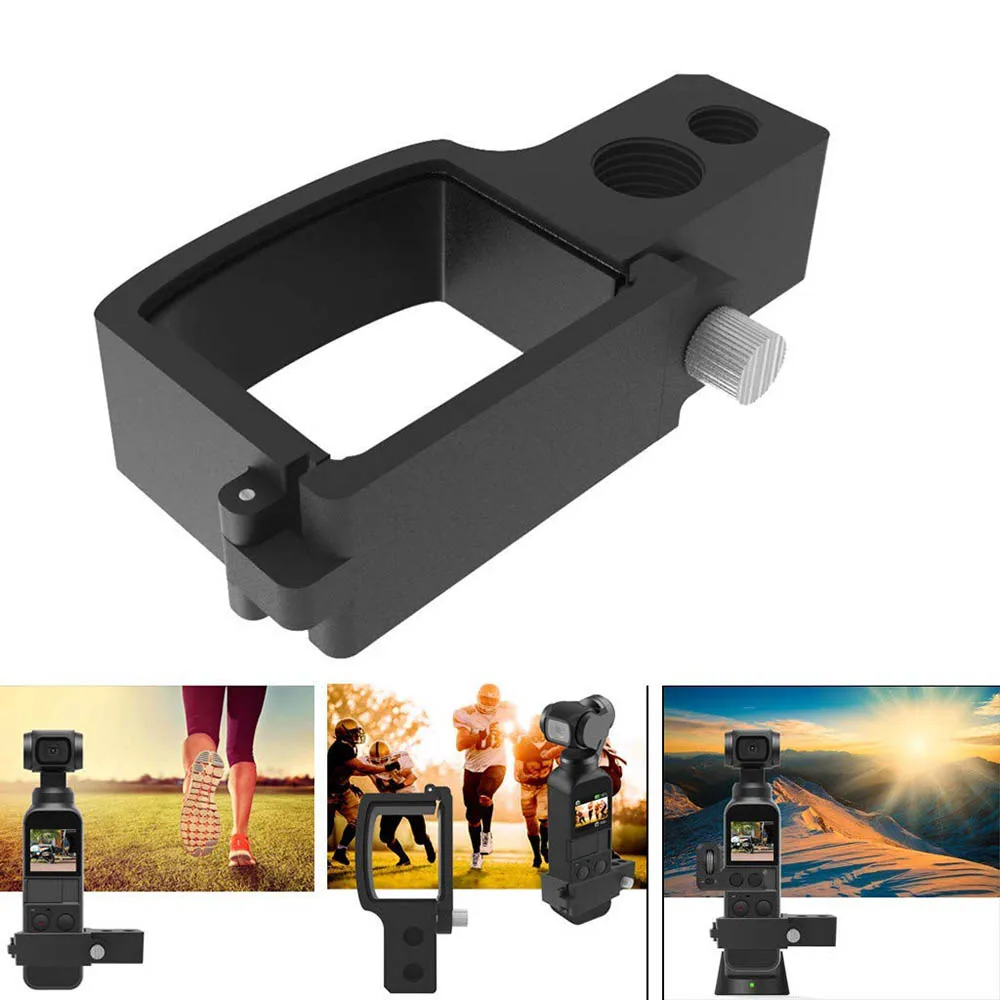 DJI Osmo карманные аксессуары Алюминиевый сплав удлинитель фиксированный держатель Крепление Зажим адаптер плата для Osmo Карманный карданный держатель аксессуары