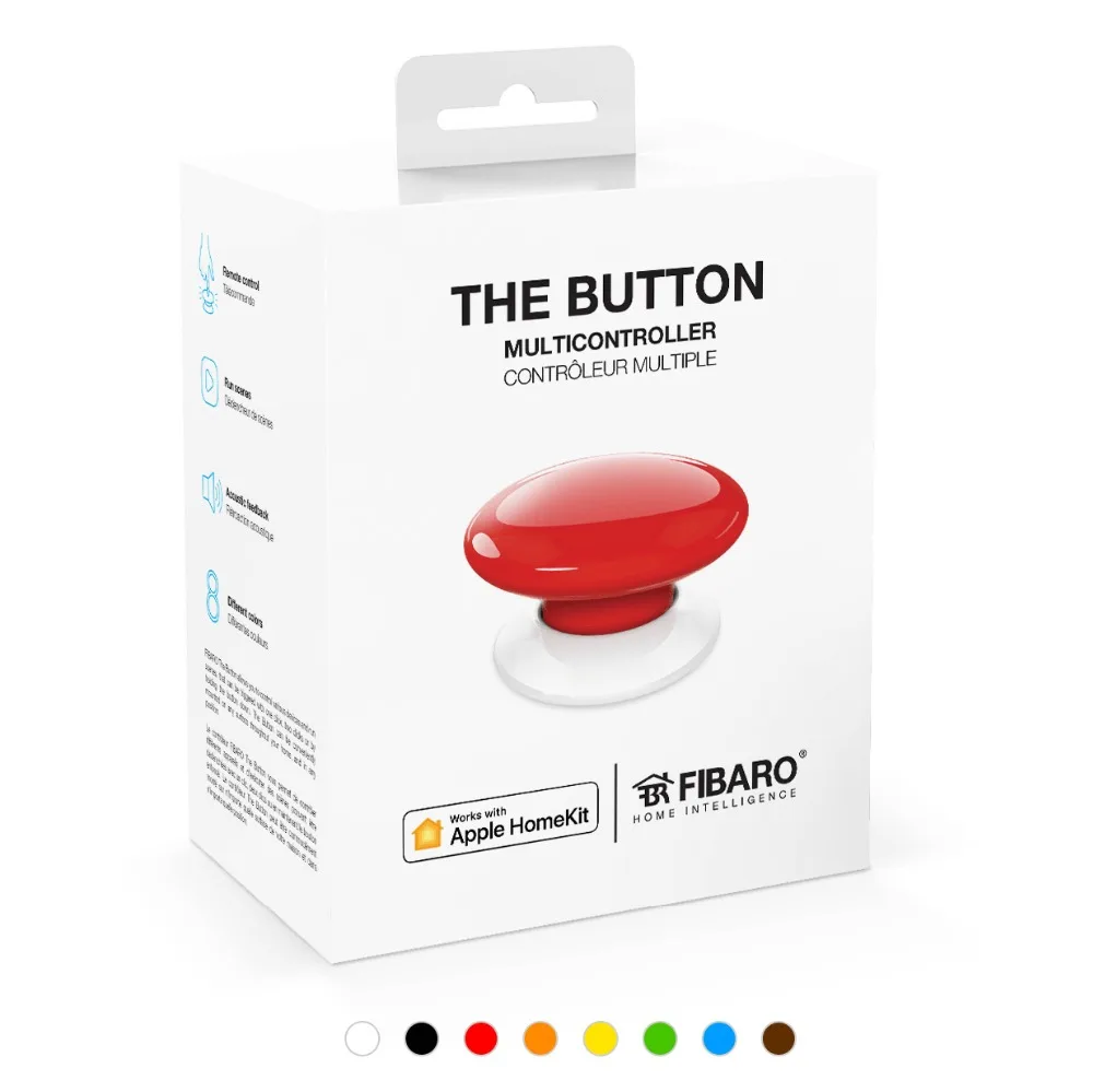 FIBARO кнопка паники FGBHPB 101 Apple HomeKit совместимый с пультом дистанционного управления
