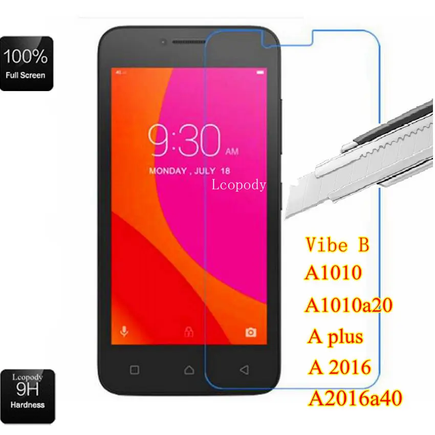 Закаленное стекло для lenovo A plus Aplus A1010a20 A2016a40 A1010 A2016 1010 a20 2016 a40 vibe B vibeB защитная