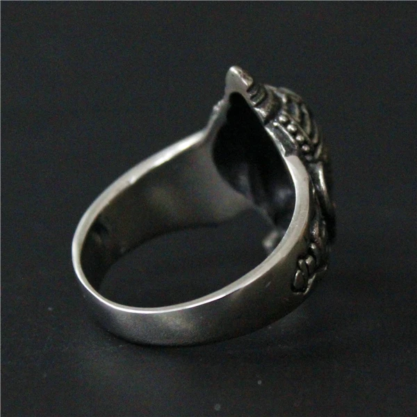 Размеры от 7 до 13 горячая Распродажа искусственное кольцо из нержавеющей стали 316L