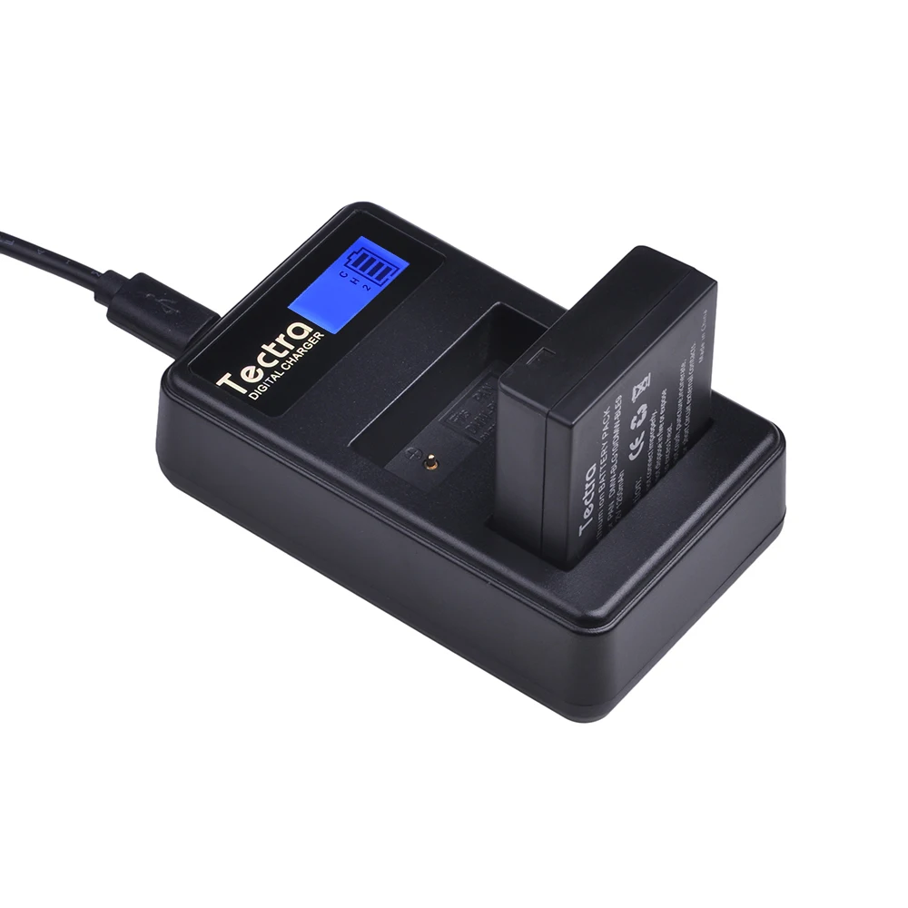 2 шт. Аккумулятор для камеры с ЖК дисплеем и USB двойное зарядное устройство Panasonic