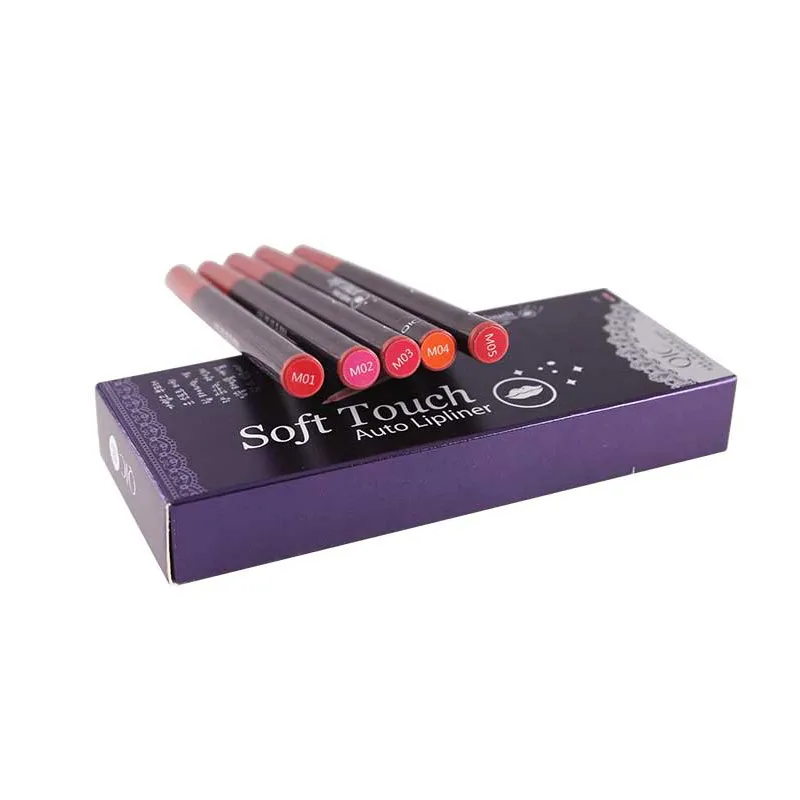 QIC Pro Lipliner автоматический роторный долговечный натуральный макияж водостойкий