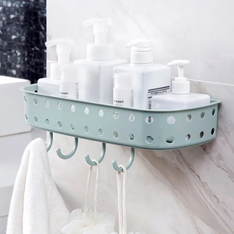 Настенная стойка для хранения многофункциональная крепкая вешалка на клейкой