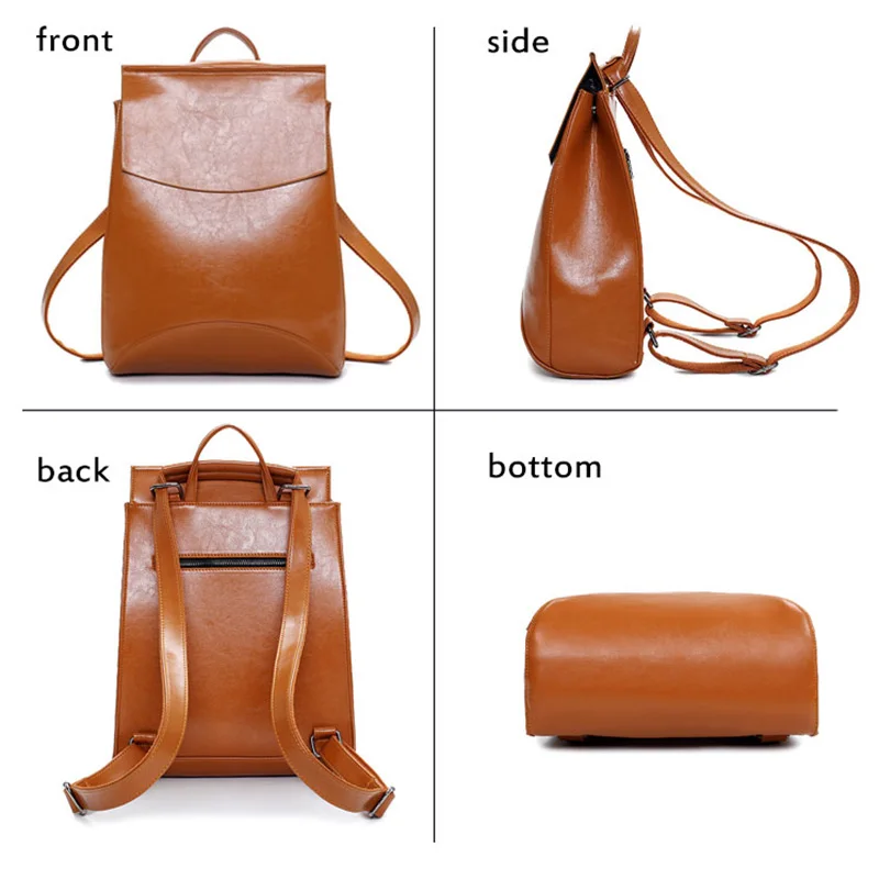 DICEVALM women shoulder bags high quality leather for youth ladies colorful chosen backpack luxury brands large | Багаж и сумки