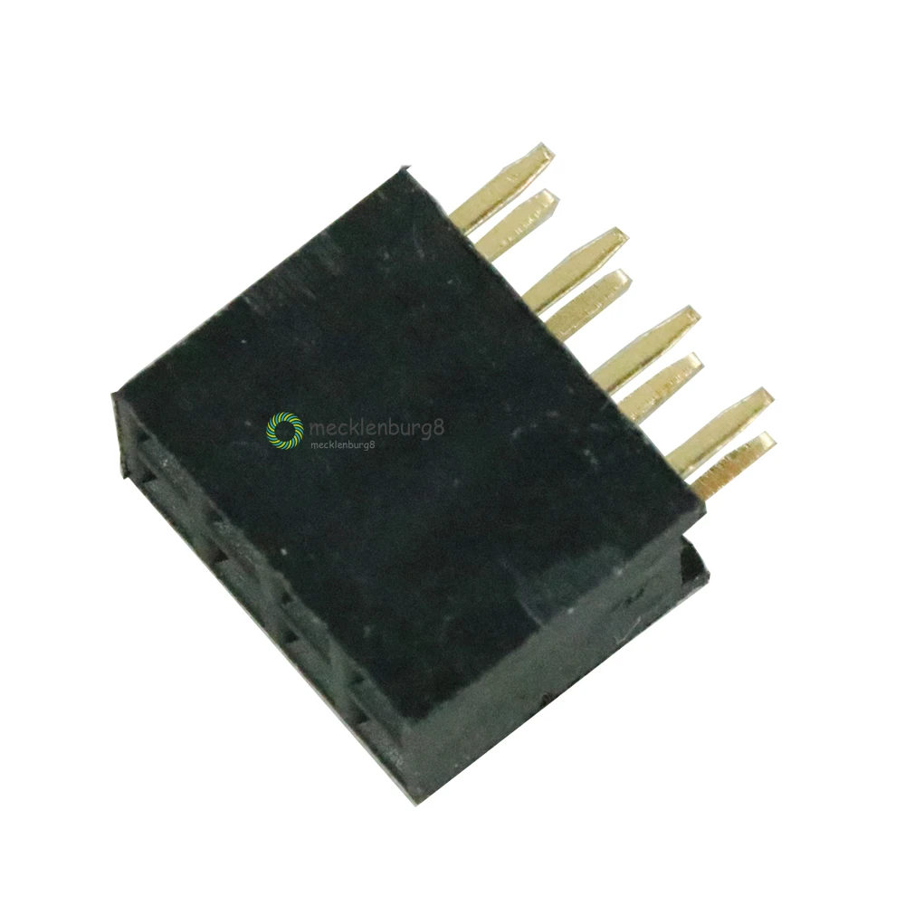 10 шт. 2X4 контактный 8P 2 54 мм двухрядный гнездовой прямой штыревой разъем |