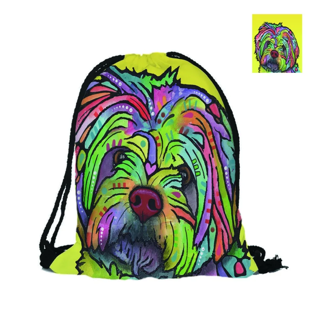 Мода на заказ 3D печать милый хаванская Двусторонняя Мужская и женская школьная