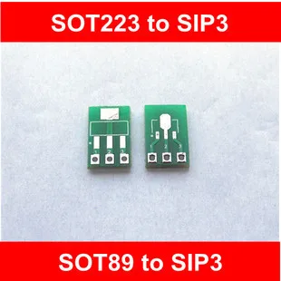 Бесплатная доставка 100 шт. SOT89 SOT223 отложным воротником SIP3 DIP 1.5/2.3 шаг стабилитрон MOS
