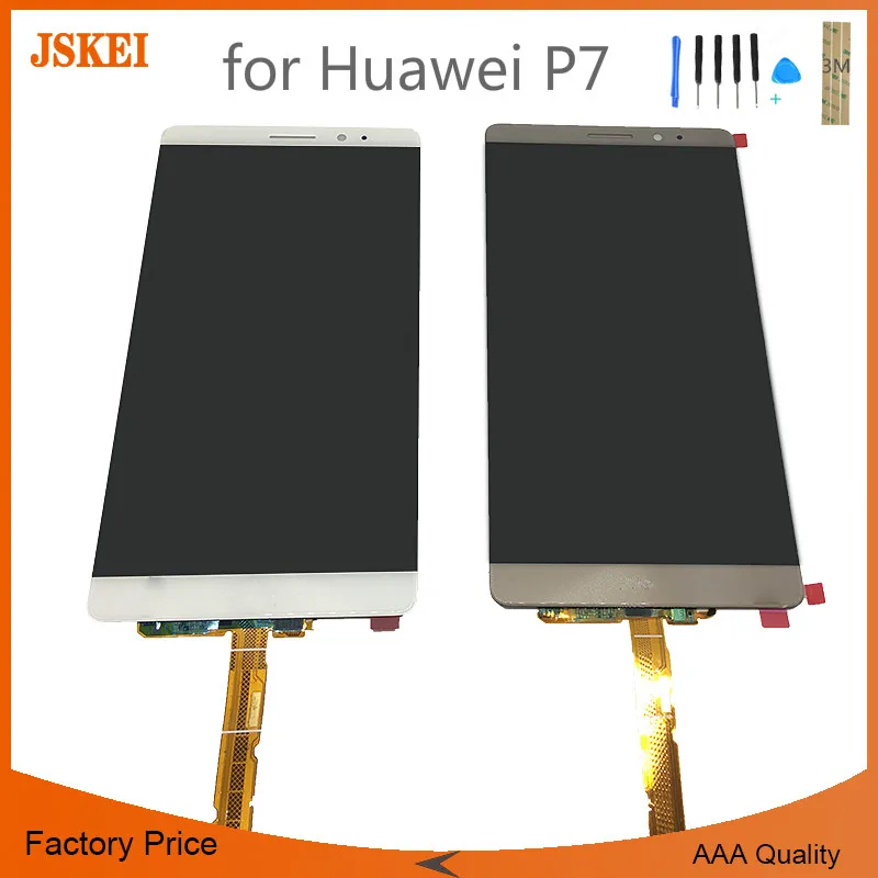 Запасные части для Huawei P7 ЖК-дисплей с кодирующий преобразователь сенсорного