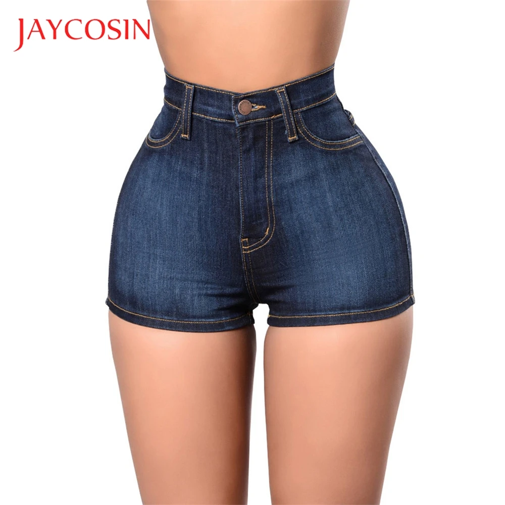 Женские джинсы JAYCOSIN Juniors облегающие джинсовые шорты для фитнеса потертые на