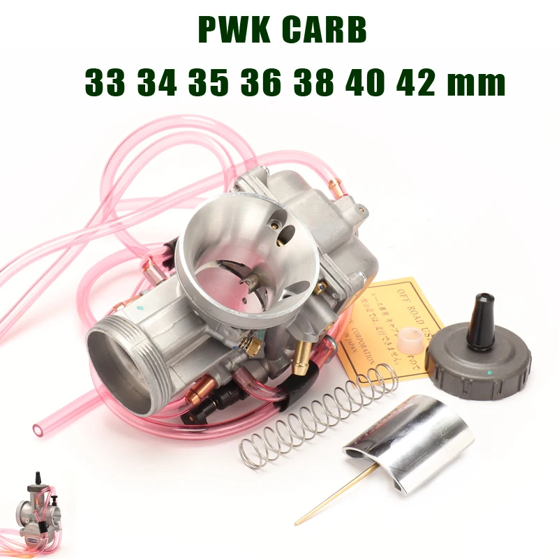 PWK гоночный карбюратор 33 34 35 36 38 40 42 мм мотоцикл Carb универсальный для Dirt Bike Мотокросс Картинг. Мопед Скутер ATV Quad