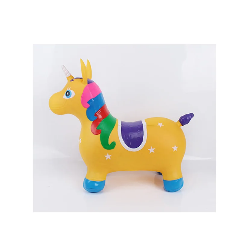 1 шт. детские животные Прыгающая лошадь Хоппер Игрушка надувной батут Прыгающая лошадь Верховая езда игрушка животных детские игры наружная/Внутренняя игрушка ручной насос