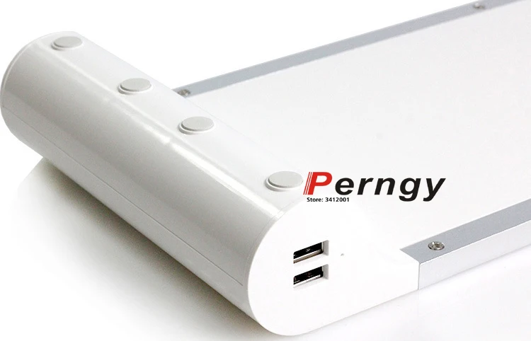 Настольная подставка для ноутбука алюминиевый корпус с 4 USB зарядными