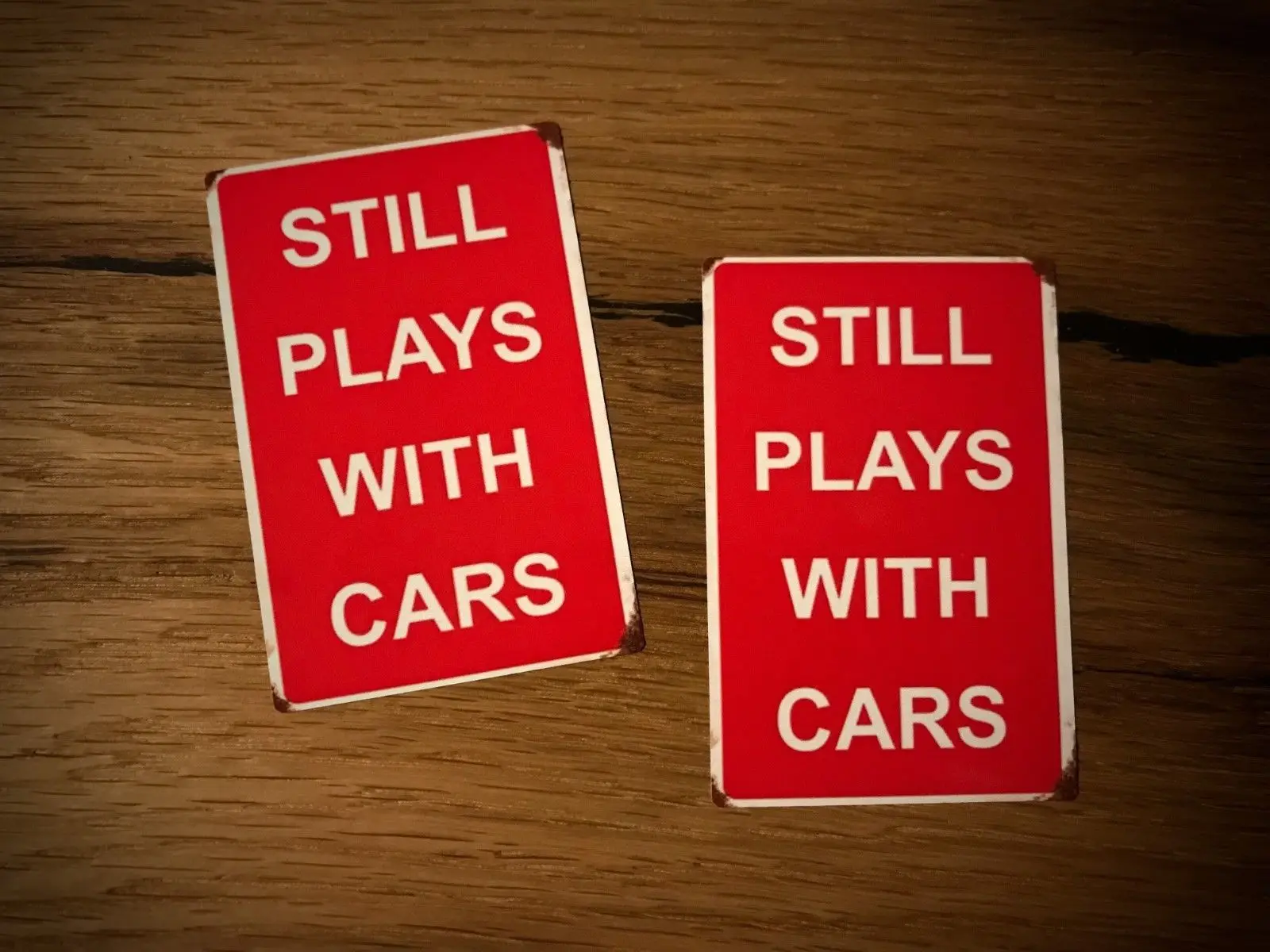 

Bumper Sticker Tuning Men Toy Vintage Hotrod Oldschool Retro # 214