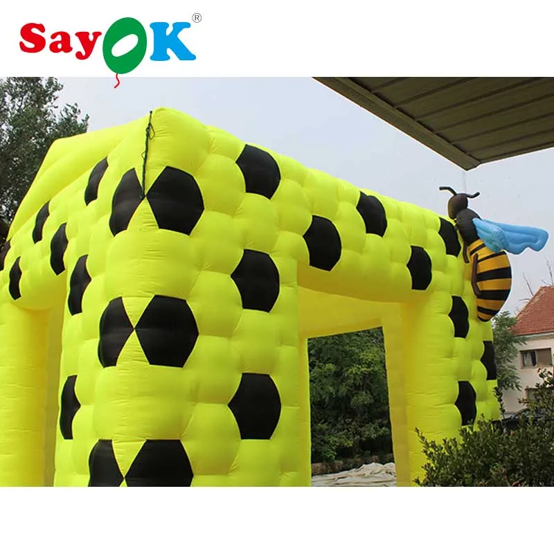 Надувная палатка Sayok Bee надувная фотобудка с мультяшным рисунком Пчелой для
