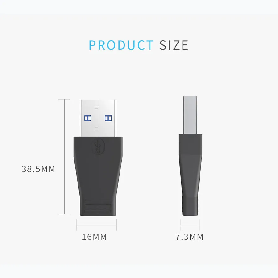 Высокоскоростной USB 3,0 к USB 3,1 type C адаптер USB-C type-C Женский к USB3.0 type-A конвертер для мобильного телефона разъем жесткого диска