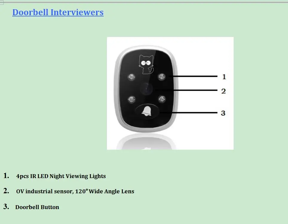 Дверной глазок с цветным ЖК дисплеем 3 5 дюйма беспроводная камера для дверного