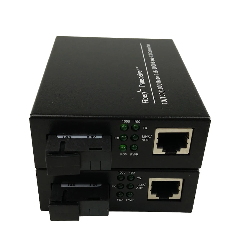 1 пара 1000 база 25G SC Simplex mode волоконно оптический RJ45 Enternet медиа конвертер Netlink