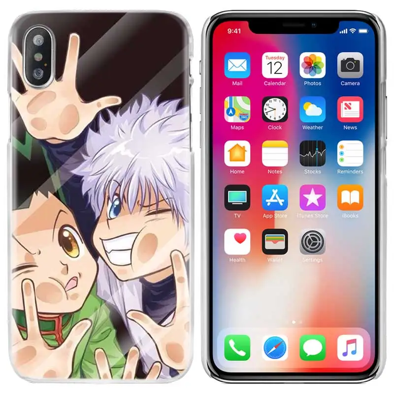 04 Чехол BinYeae Hunter X Hunter killua, прозрачный жесткий PCPlastic чехол для iPhone XS Max XR 7 8 6 6s Plus X 5 5S SE 5C 4 4S, чехол Fundas - Цвет: 04