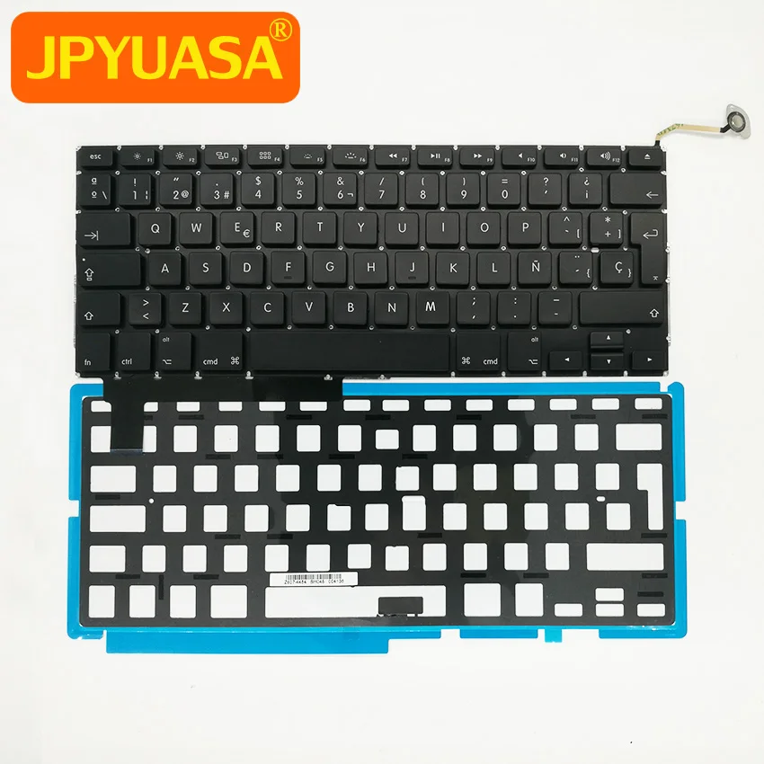 Новая испанская клавиатура SP с подсветкой для MacBook Pro 15 4 замена клавиатуры A1286 2009