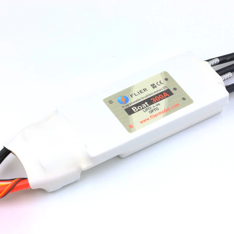 FATJAY FLIER 300A ESC 3-12 S Высокое напряжение бесщеточный Водонепроницаемый регулятор скорости с USB программа для RC лодки для серфинга