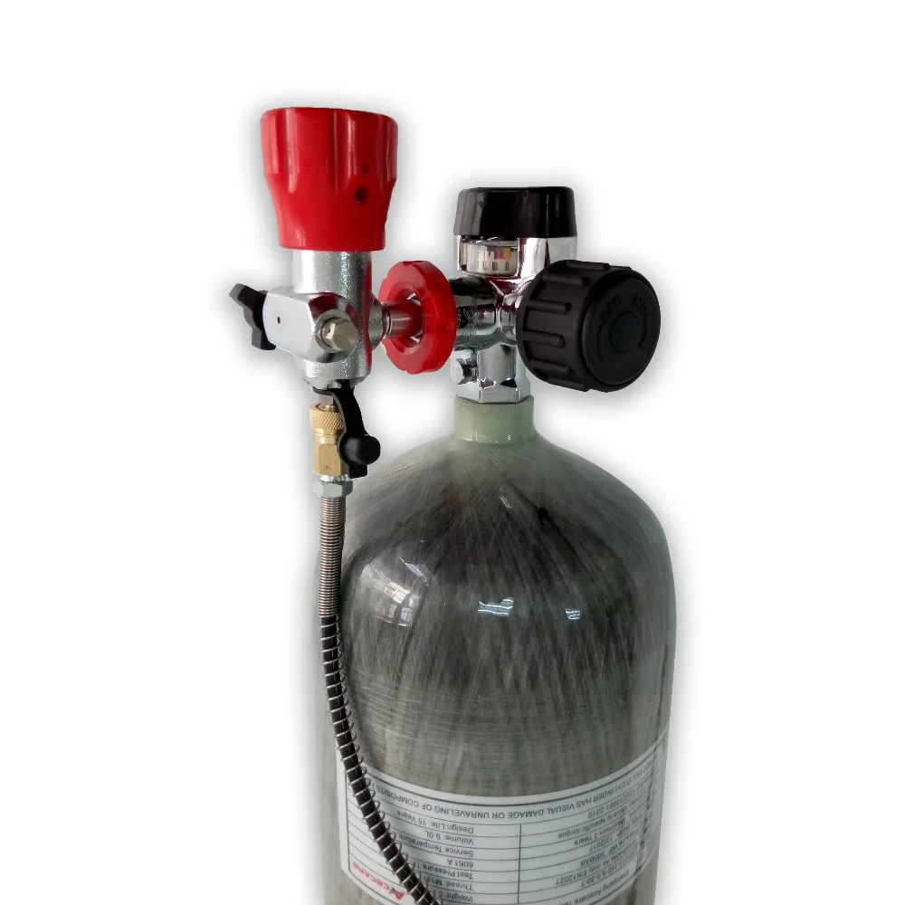 AC109201 9L Hpa Пейнтбольный бак 4500Psi Pcp воздушная винтовка Airsoft Condor сжатого воздуха