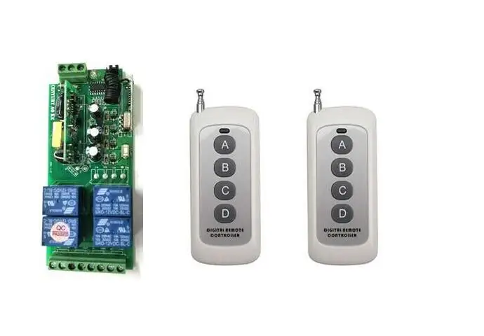 Универсальный AC 85v 250V 110V 220V 230V 4CH RF беспроводной релейный переключатель обучающий