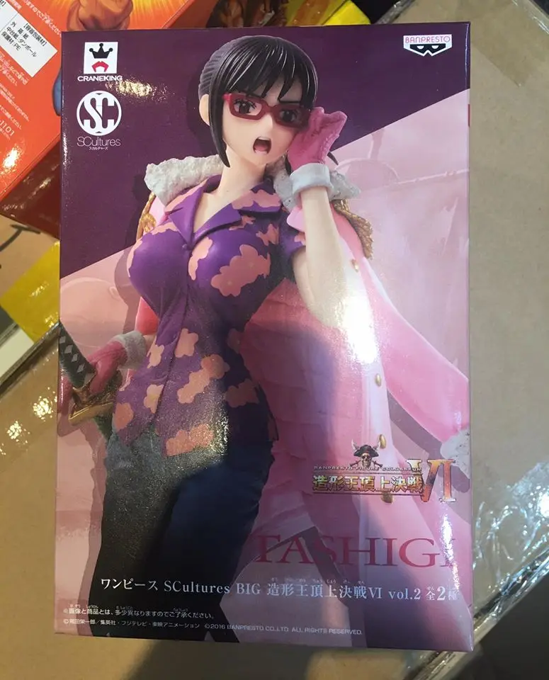 100% оригинальная Коллекционная Фигурка Banpresto sculture BIG Zoukeiou 6 том 2 TASHIGI из One Piece|one