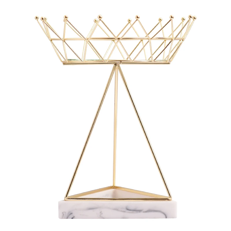 

New Fashion Metal Sunflower Shape Earrings Pendant Chain Display Holder Jewelry Display Rack Ring Display Stand