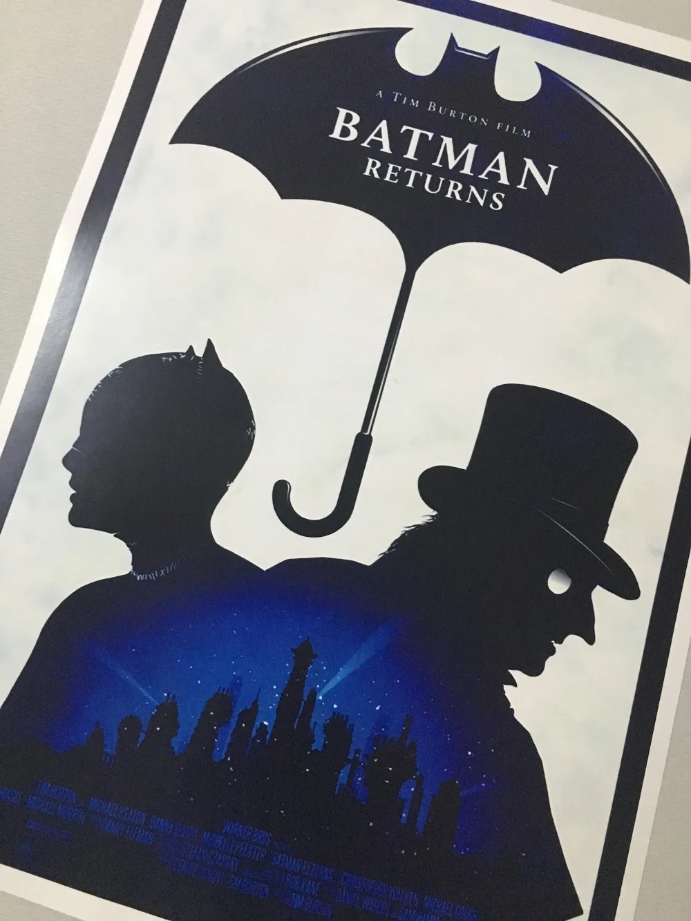 Винтажная декоративная крафт-бумага с изображением Бэтмена постер сделай сам