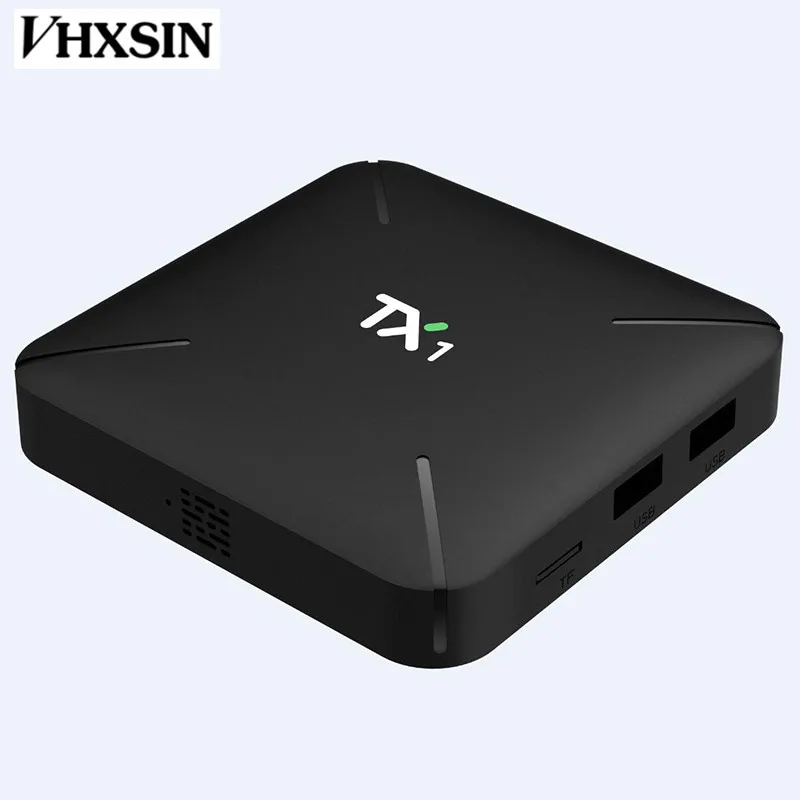 VHXSIN 5 шт./лот TX1 Android 7 1 Tv Box 1G/8G Quad Core allwinner h3 cable tv set top box | Электроника