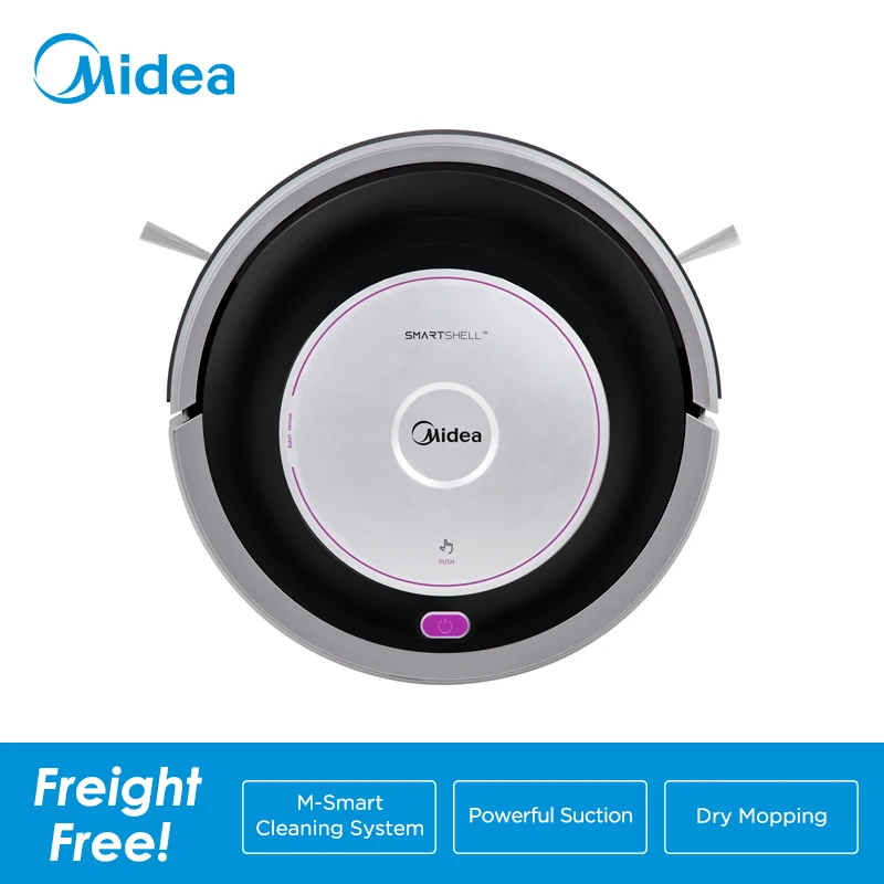 Midea MR02 робот пылесос с 1000 Па всасыванием пылесосом и уборкой 2в1 пульт