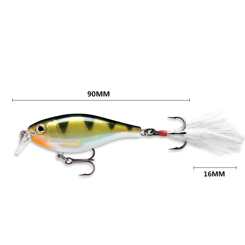 Mavllos 11g 9cm Sinking Minnow Fishing Lure Laser Hard Artificial Bait Popper Lures Topwater Crank Wobblers | Спорт и развлечения