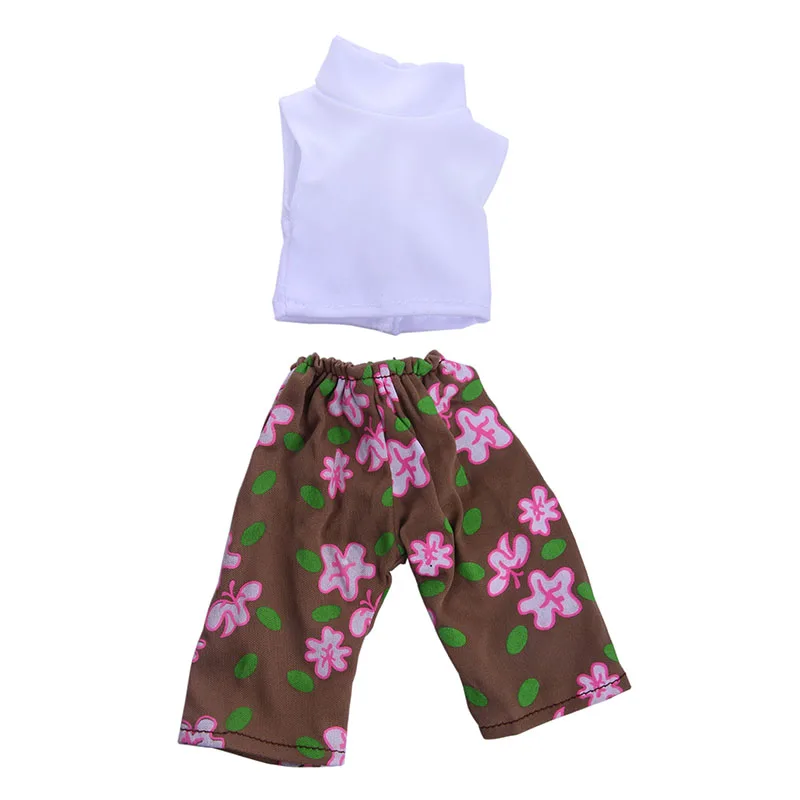 

LUCKDOLL Fashion Suits Fit For 14.5 Inch American Doll Wellie Wishers doll Accessories For Children Toys Accessories