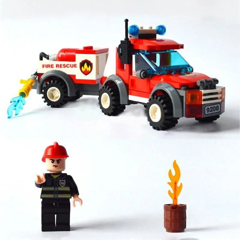 122 шт. Детский конструктор пожарная машина | Игрушки и хобби