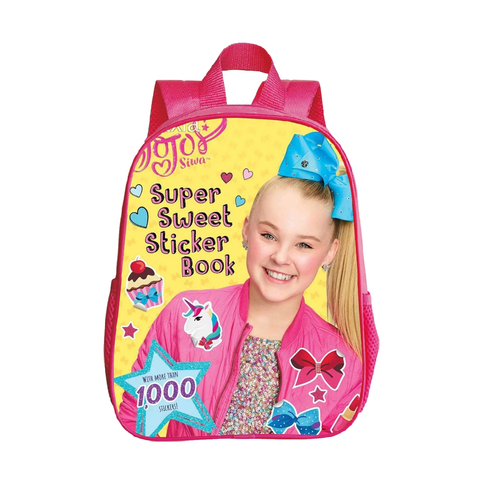 Милый розовый рюкзак Jojo Siwa детский дошкольный с красивым рисунком для начальной