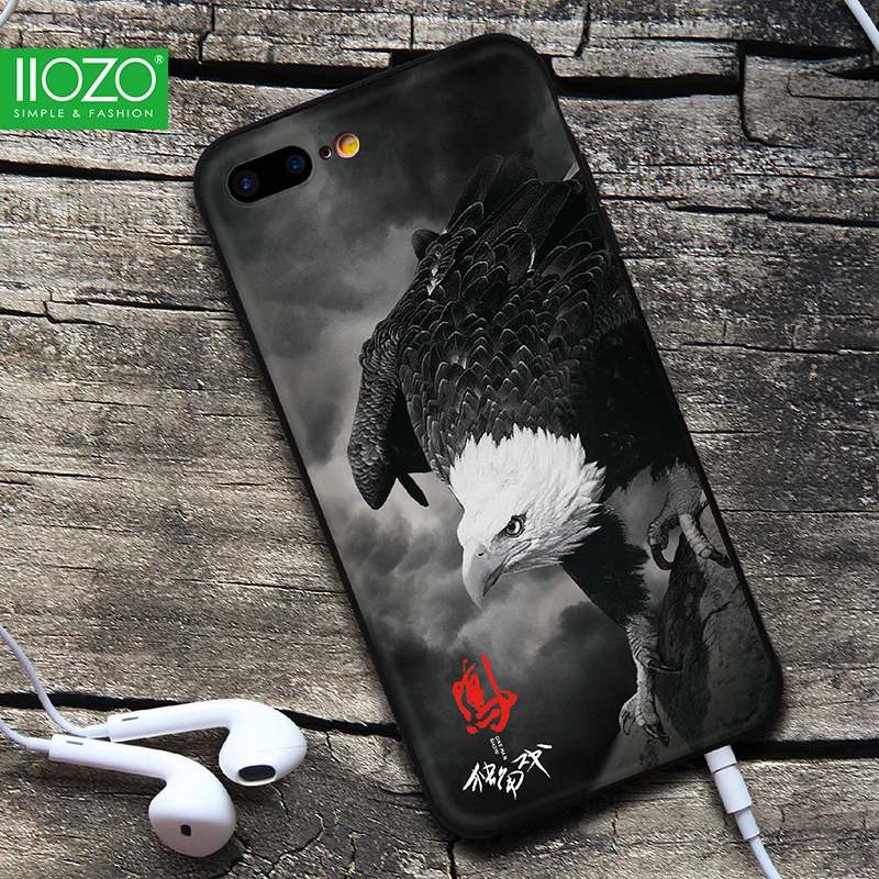 Новейший чехол для телефона s для iPhone 6, 7, 8, 6 S, 7 Plus, X, XR, XS MAX, чехол, рыба, Акула, Орел, кошка, птица, мягкий силиконовый чехол из ТПУ