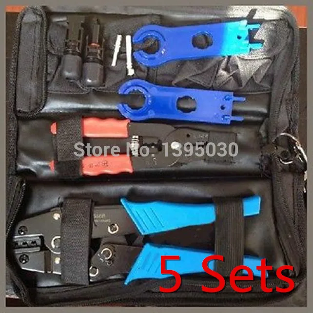 5Sets/Lot MC4 Solar Crimping Tools solar panel cable connector crimp tool PV CRIMPING DIY wire AWG 14 12 10 | Инструменты