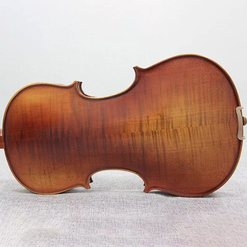 Высококачественная ручная работа твердая древесина тигровый узор Скрипка для