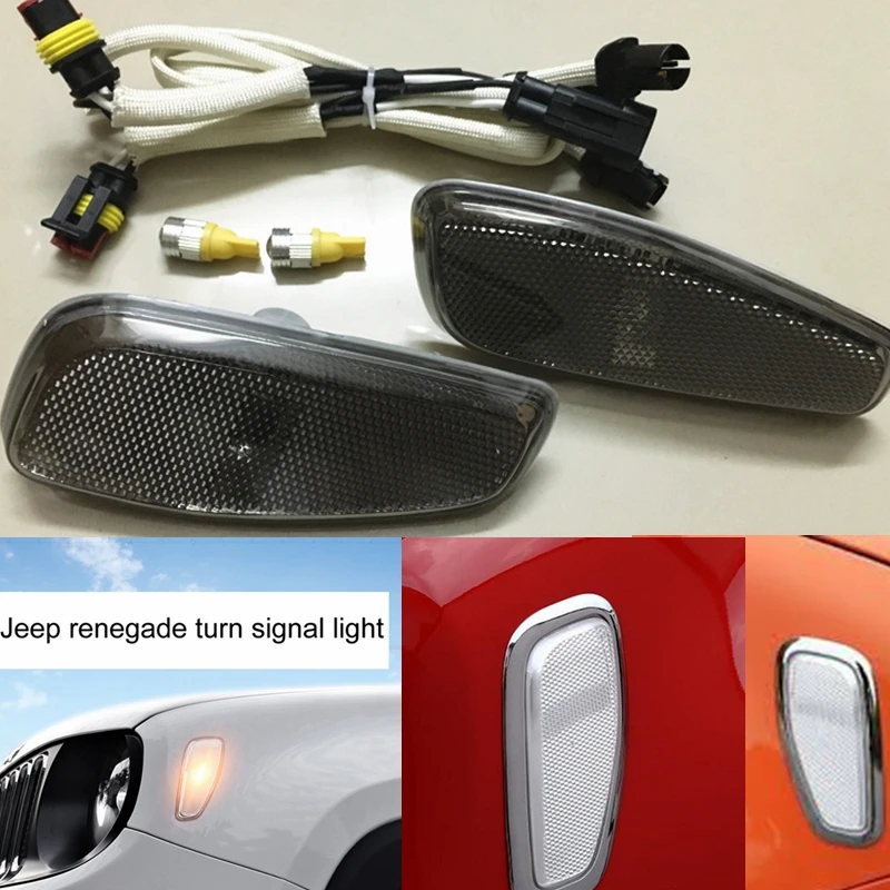 2 шт. черный белый цвет оранжевый спереди отложным воротником Боковые Сигналы